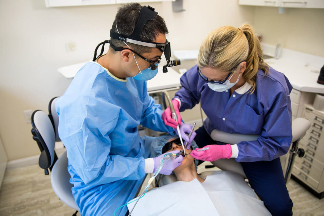 Dr. Nguyen and patient