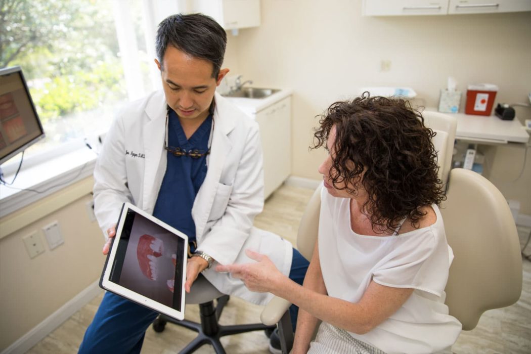 Dr. Nguyen and patient