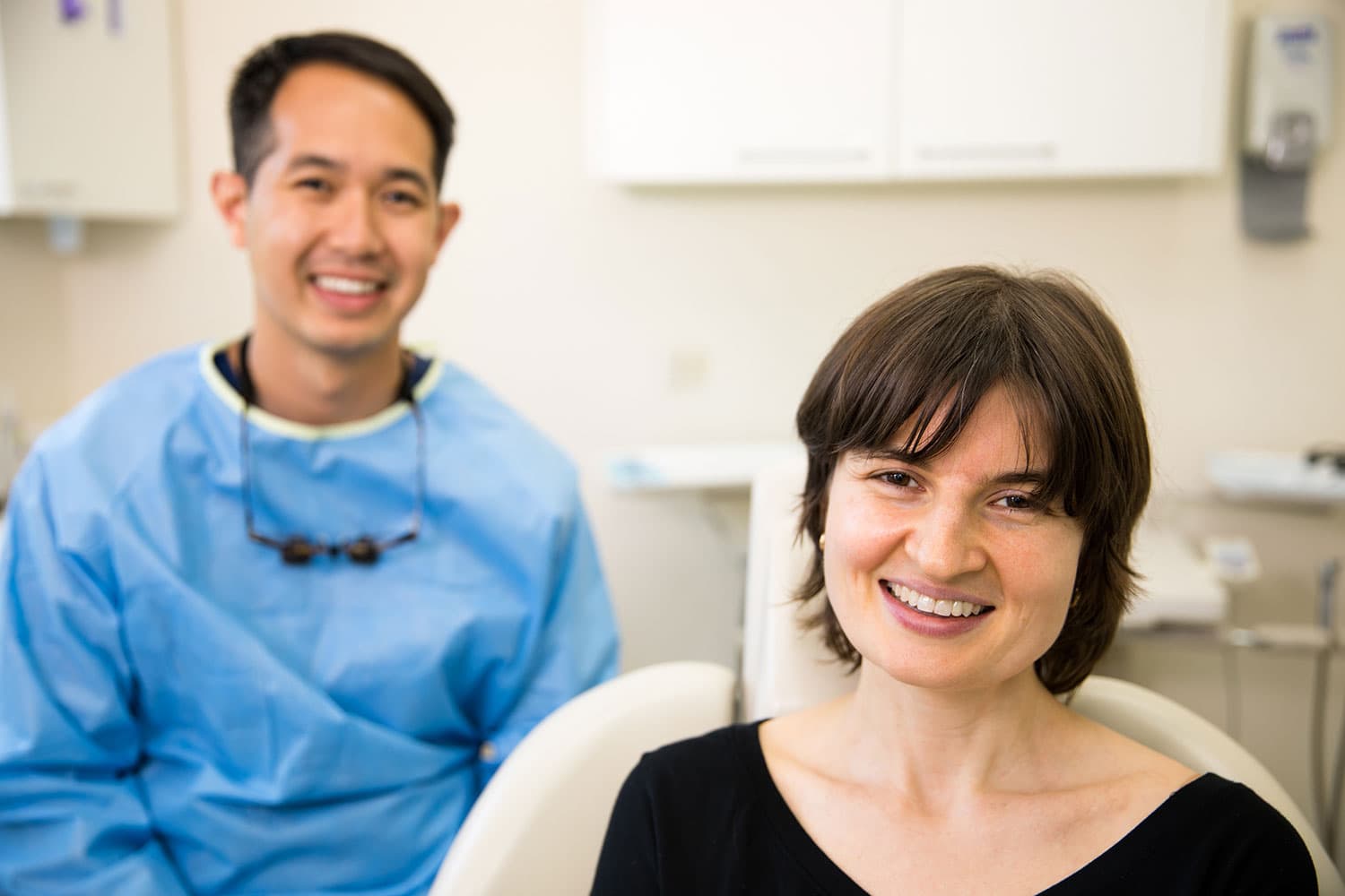 Dr. Nguyen and patient