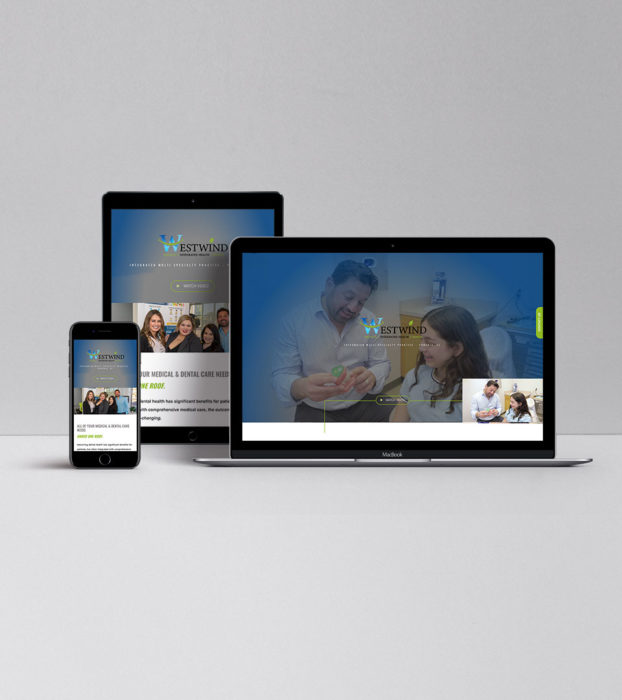 westwind website mockup