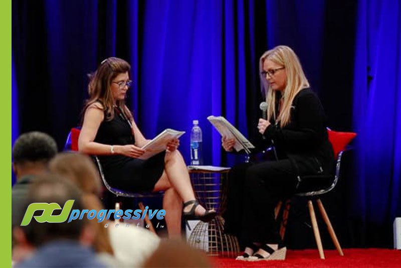progressive dental team members at the closing institute symposium|account manager aparna working with our progressive dental clients|progressive dental team members discussing marketing strategy|some of the online tools used at progressive dental marketing