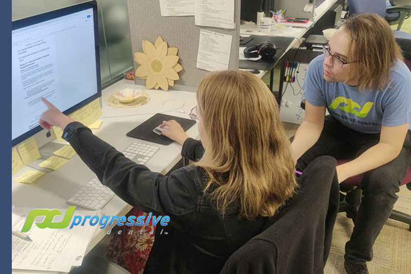 Members of our SEO team at progressive dental marketing working hard for our clients|Google has become the primary online search engine|Google has become the primary online search engine||