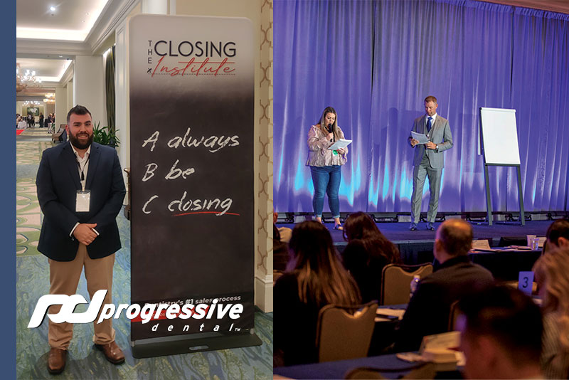 a progressive dental team member at the closing institute