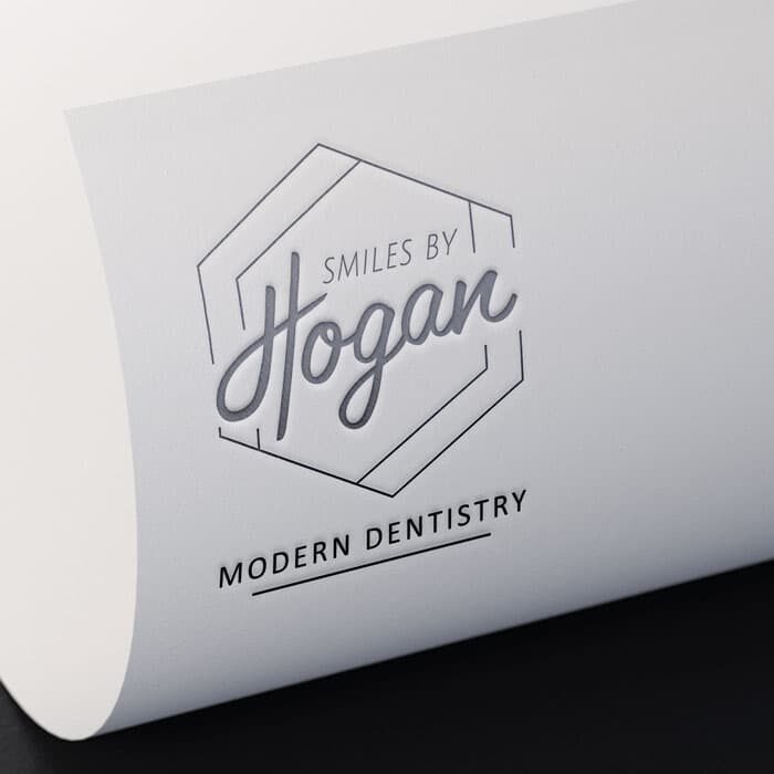 Simple But Elegant Dental Logo Design|Dental Brand's Message w/ logo|Dental Logo Limiting Text|3 Color Dental Logo|Dental Logo w/ Simple Font|Properly Sized Dental Logo|Distinctive Dental Logo