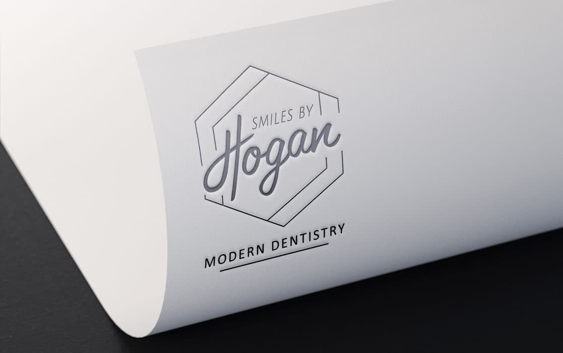 Simple But Elegant Dental Logo Design|Dental Brand's Message w/ logo|Dental Logo Limiting Text|3 Color Dental Logo|Dental Logo w/ Simple Font|Properly Sized Dental Logo|Distinctive Dental Logo